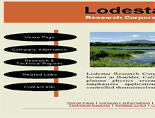 Tablet Screenshot of lodestar.com